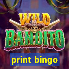 print bingo